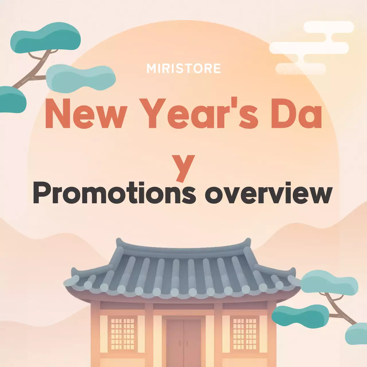 Orange Traditional New Year Promotion