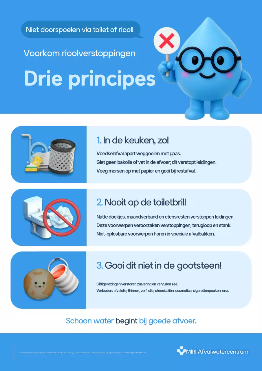 Campagnegids voor een blauw, eenvoudig milieu