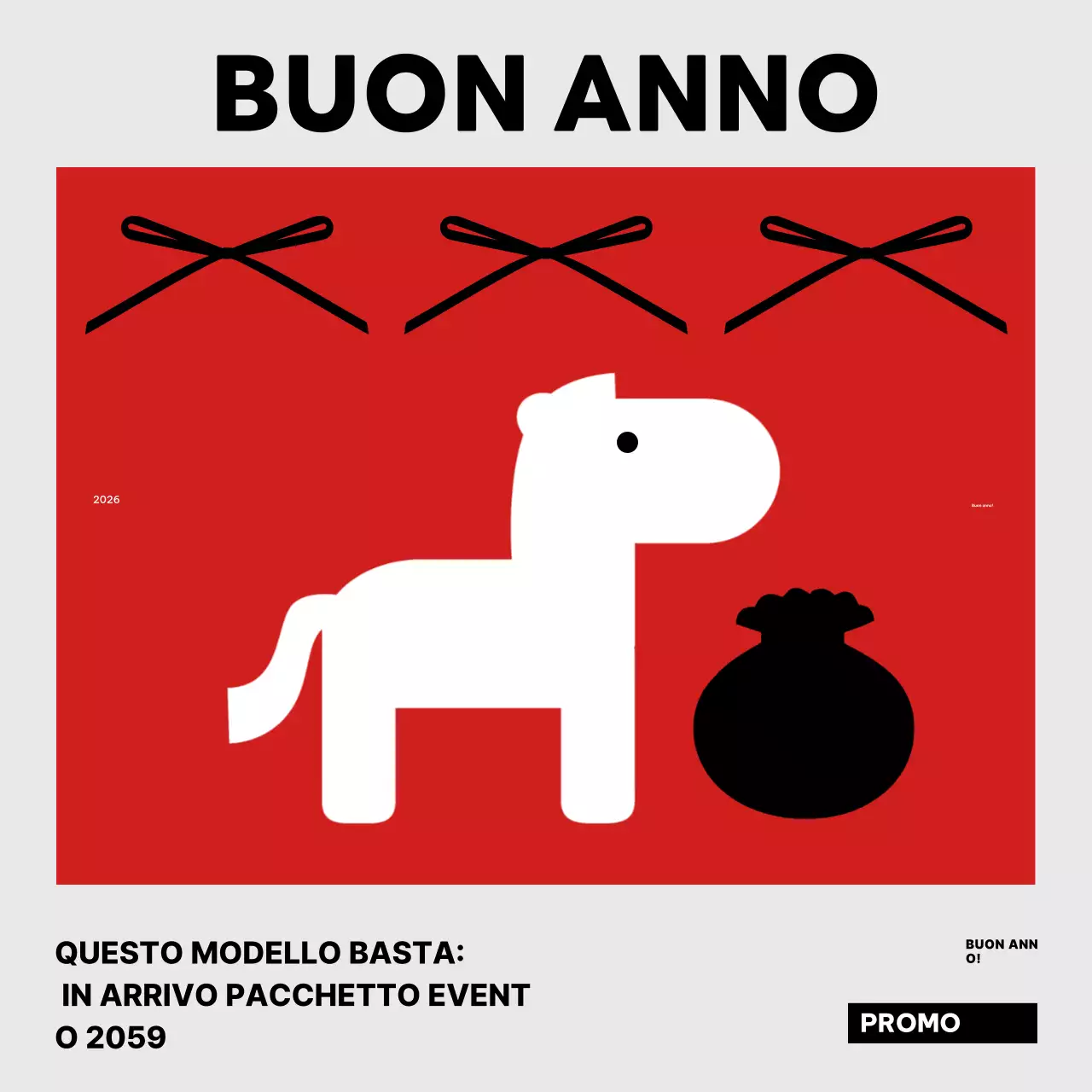 Promozione semplice e rossa per il nuovo anno
