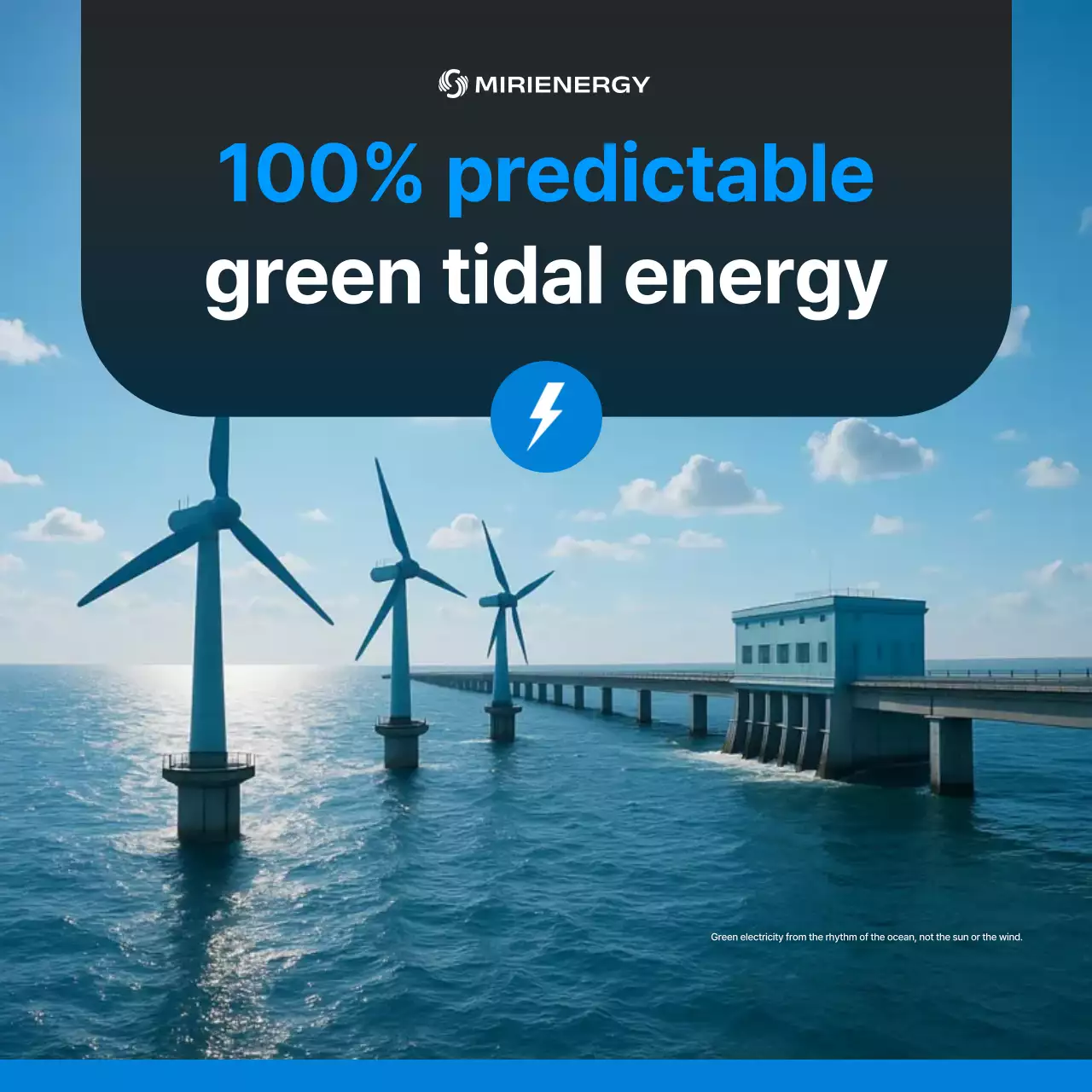 Blue Modern Eco-Friendly Advertising