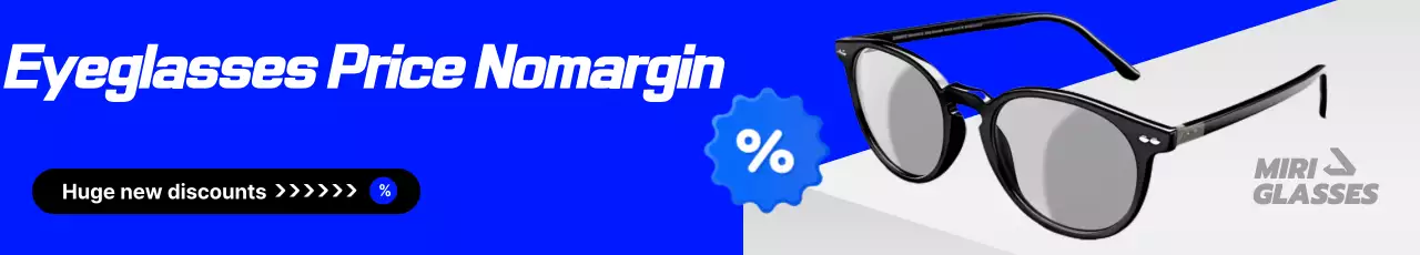 Blue Modern Glasses Advertisement