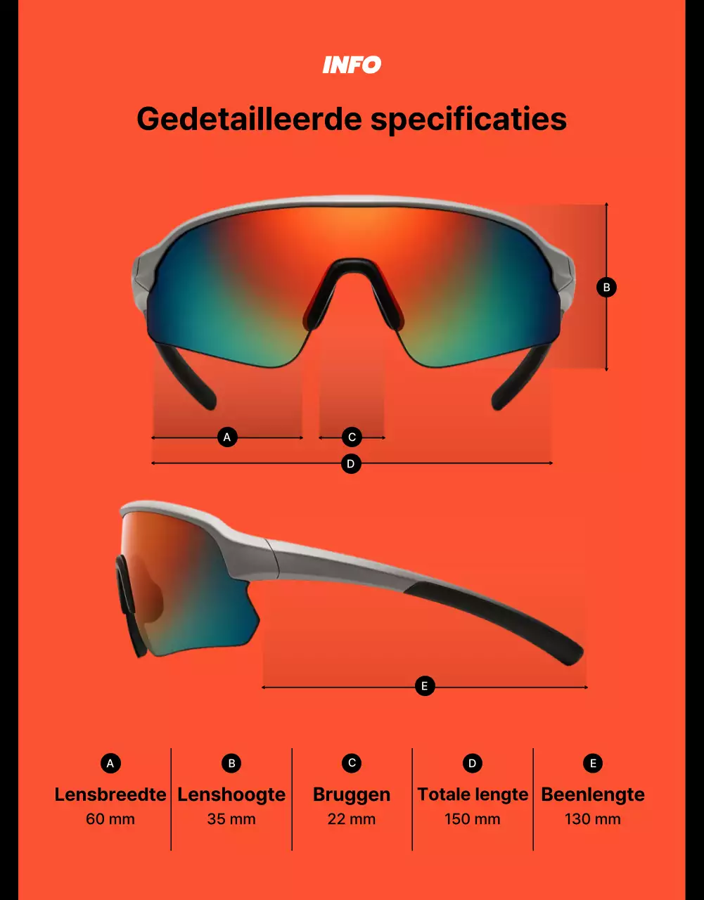 Zwarte moderne sportadvertentie