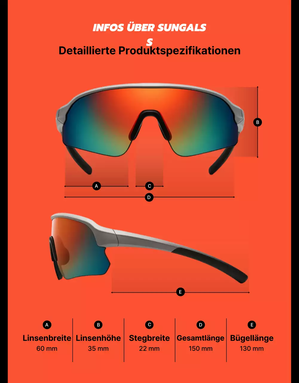 Schwarze moderne Sportwerbung