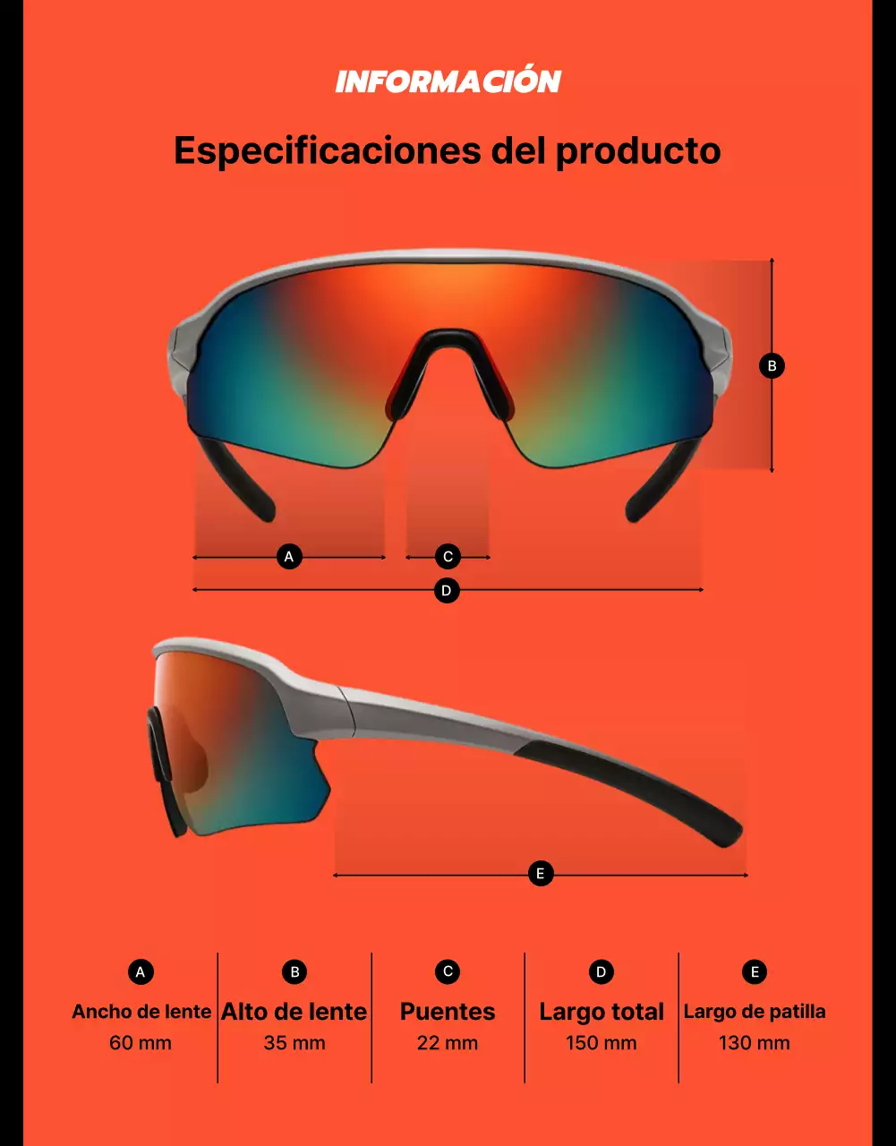 Anuncio deportivo moderno negro