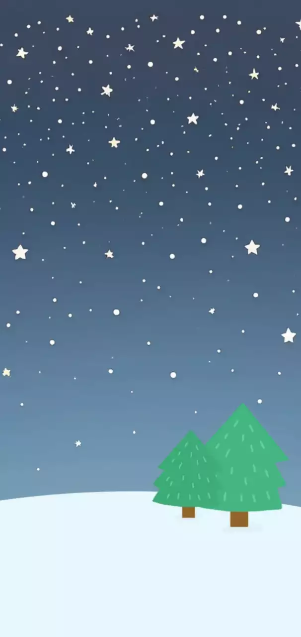 blue minimalist winter invitation