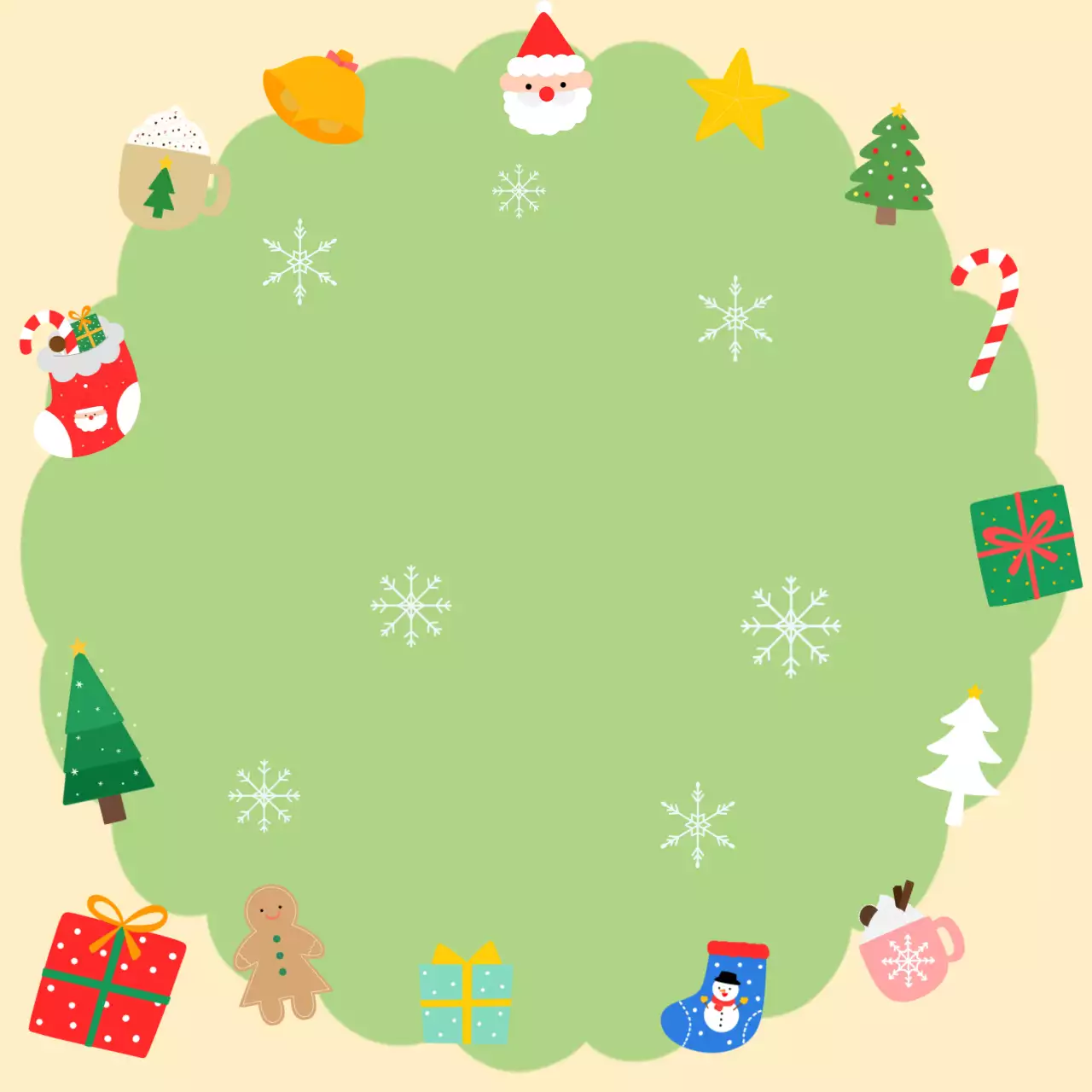 연두 아기자기한 크리스마스 다꾸