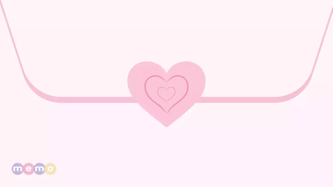 핑크 심플 편지 문구