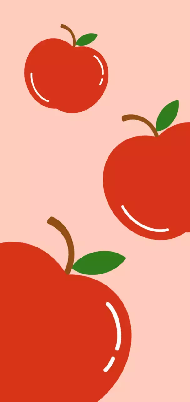 핑크 팝 과일 스티커