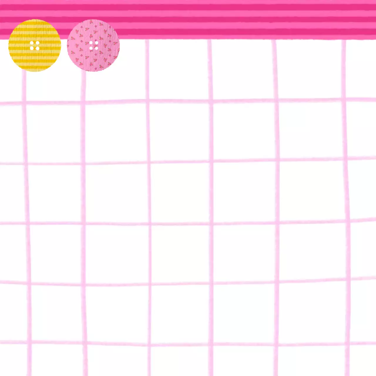 핑크 미니멀 그리드 플래너