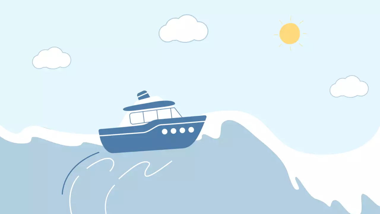 하늘색 심플 바다 포트폴리오