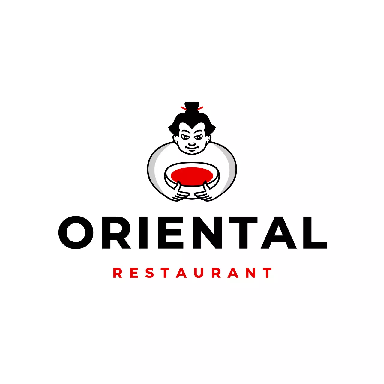 Black Traditional Japanese Restaurant for Brand Identity