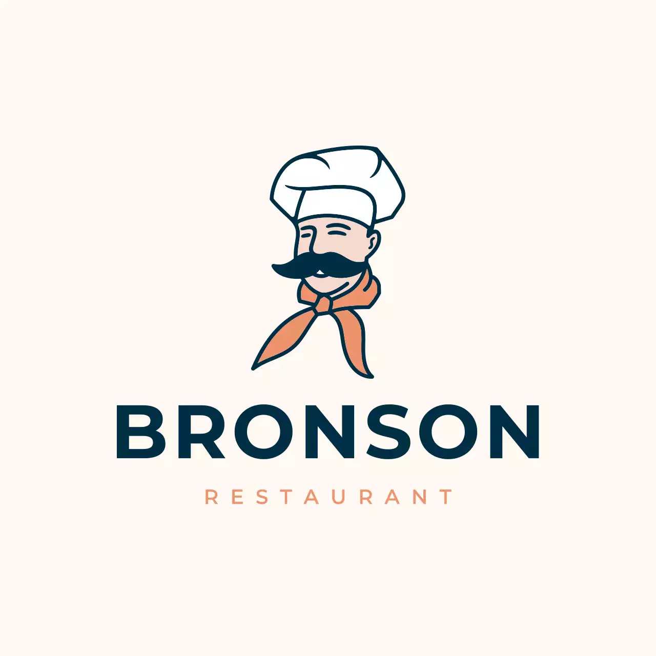 Beige Classic Restaurant for Brand Identity