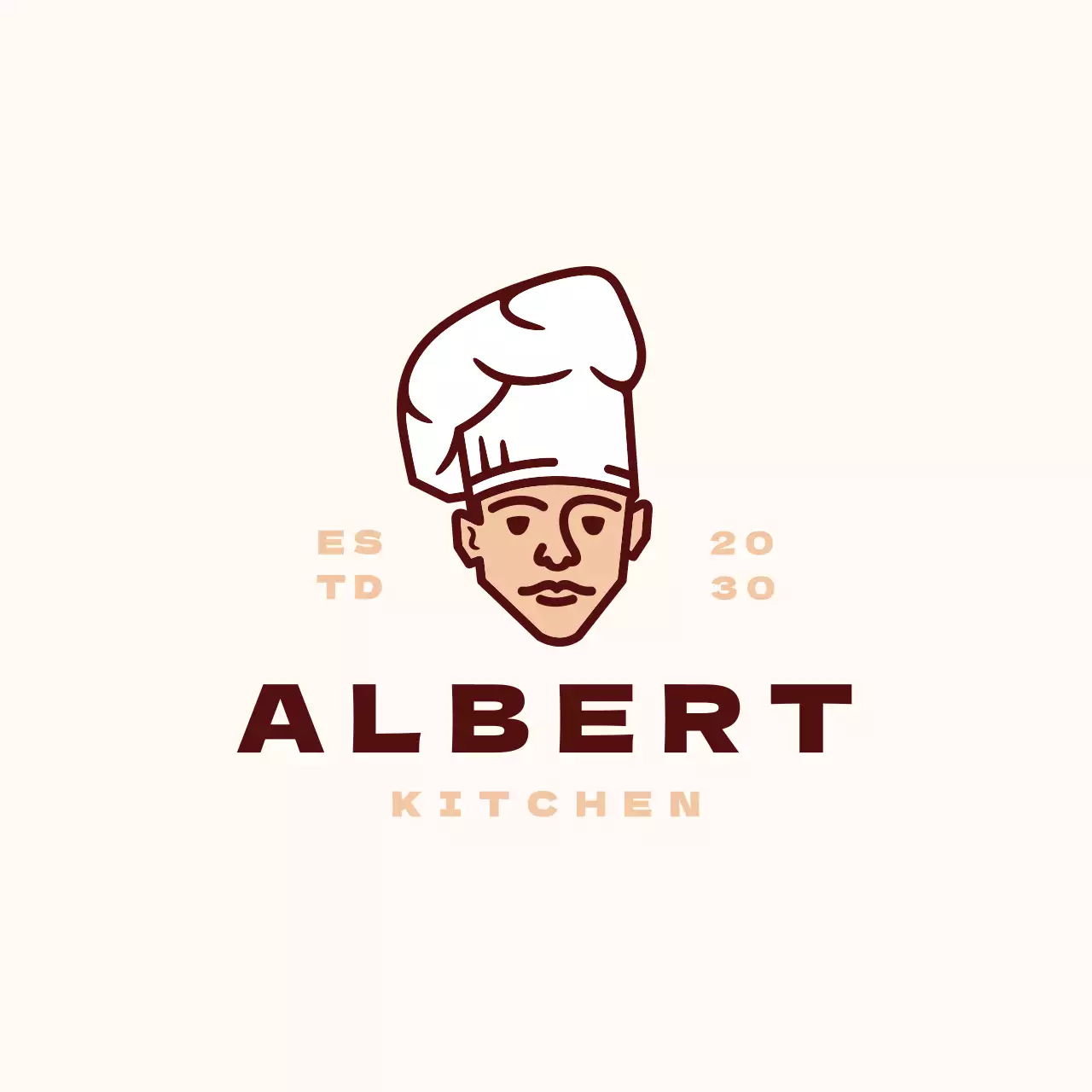 Beige Minimal Culinary for Brand Identity