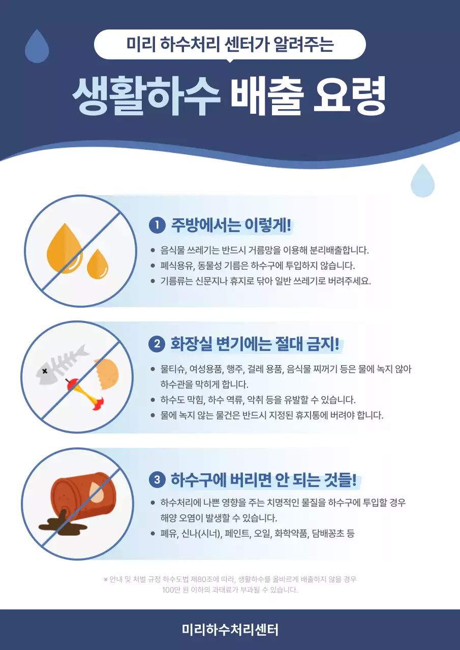 파랑 심플 환경 안내