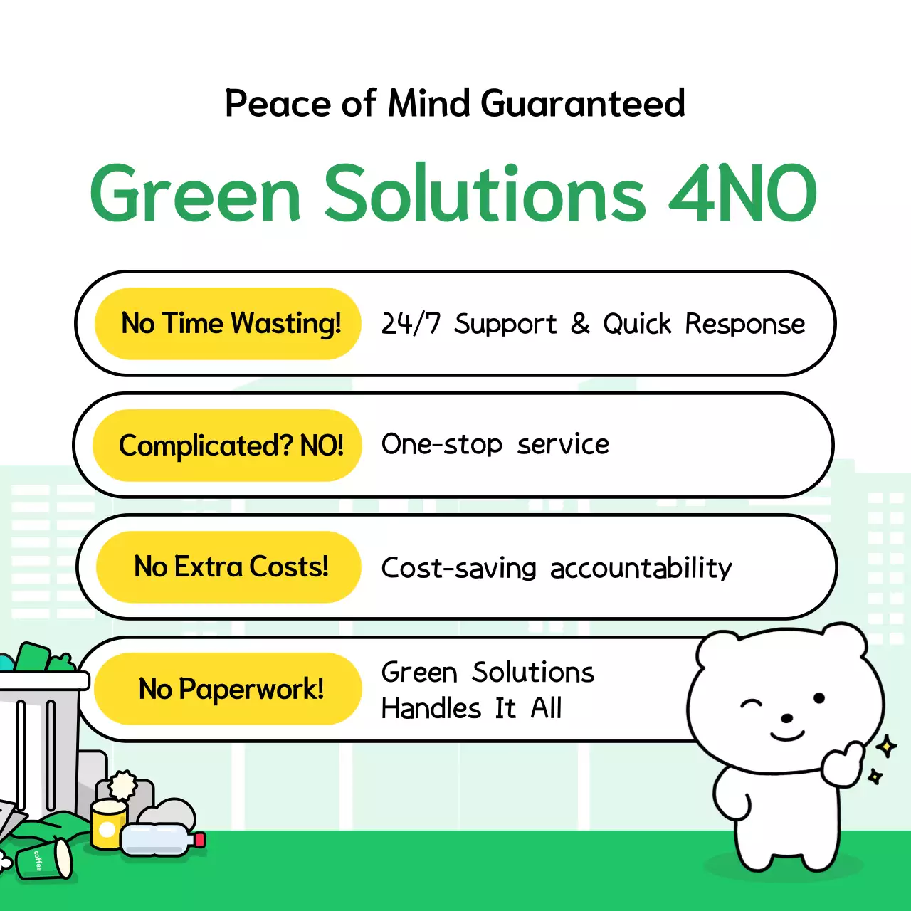 quảng cáo hoạt hình xanh về rác thải