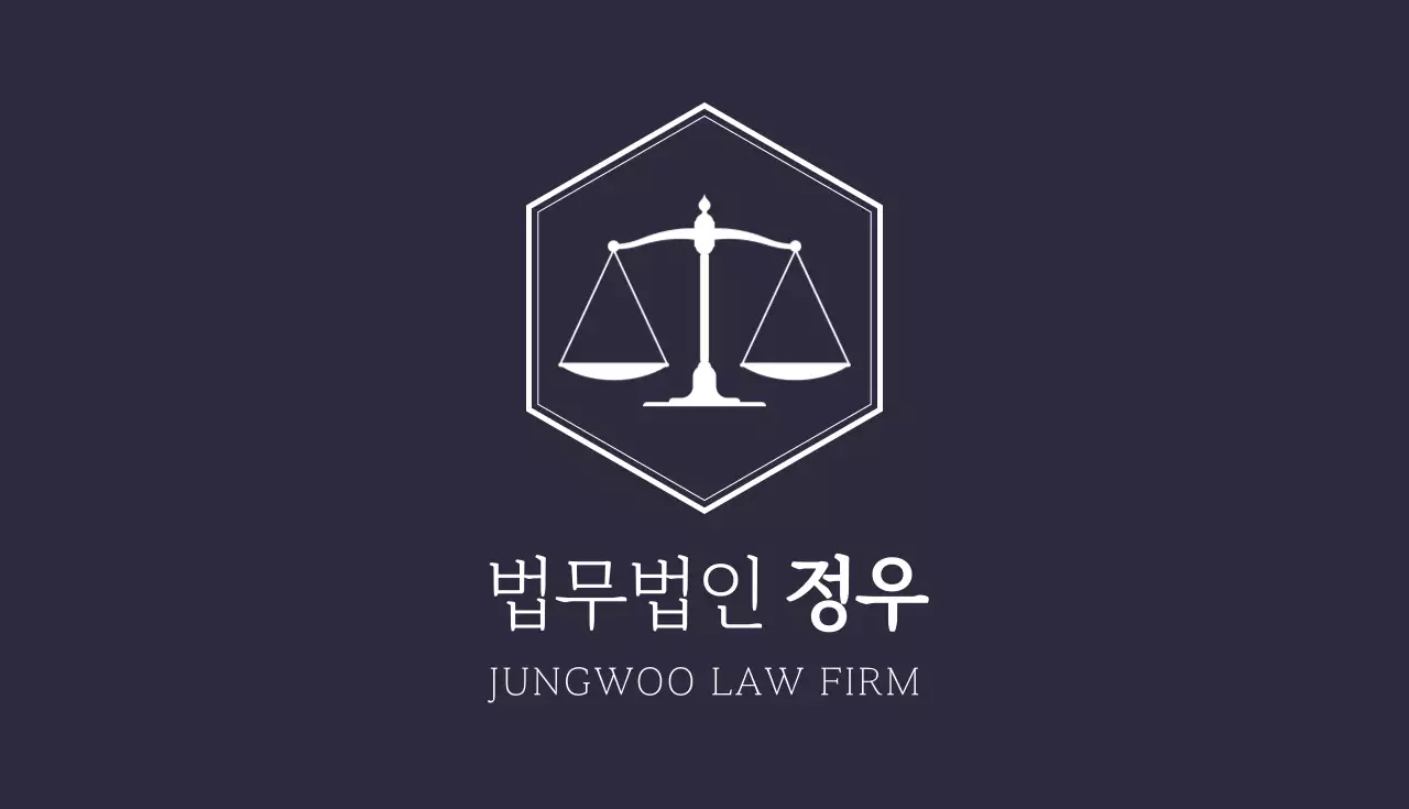 검정 심플 로고 명함