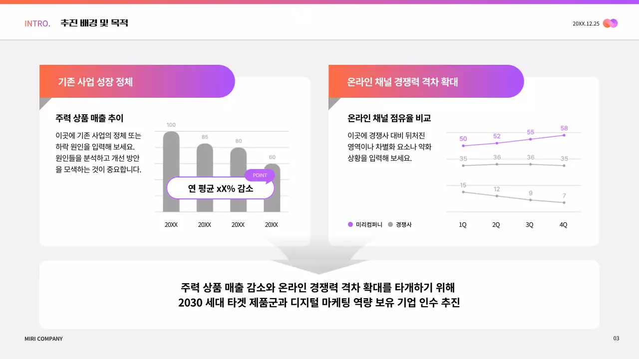 연보라 모던 비즈니스 보고서