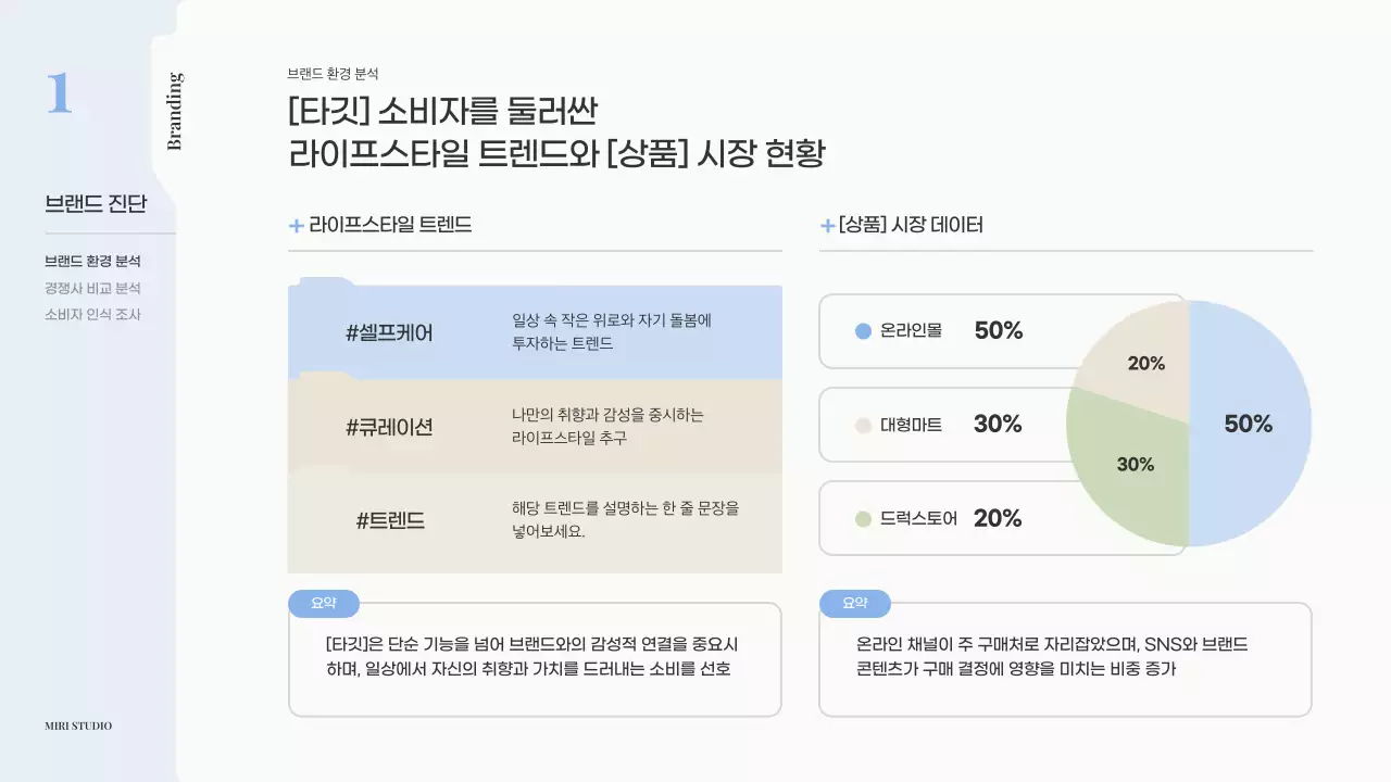 베이지 모던 브랜딩 제안서