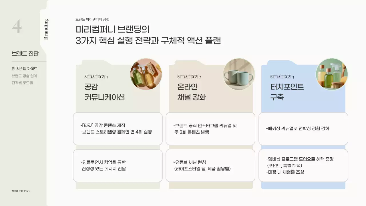 베이지 모던 브랜딩 제안서