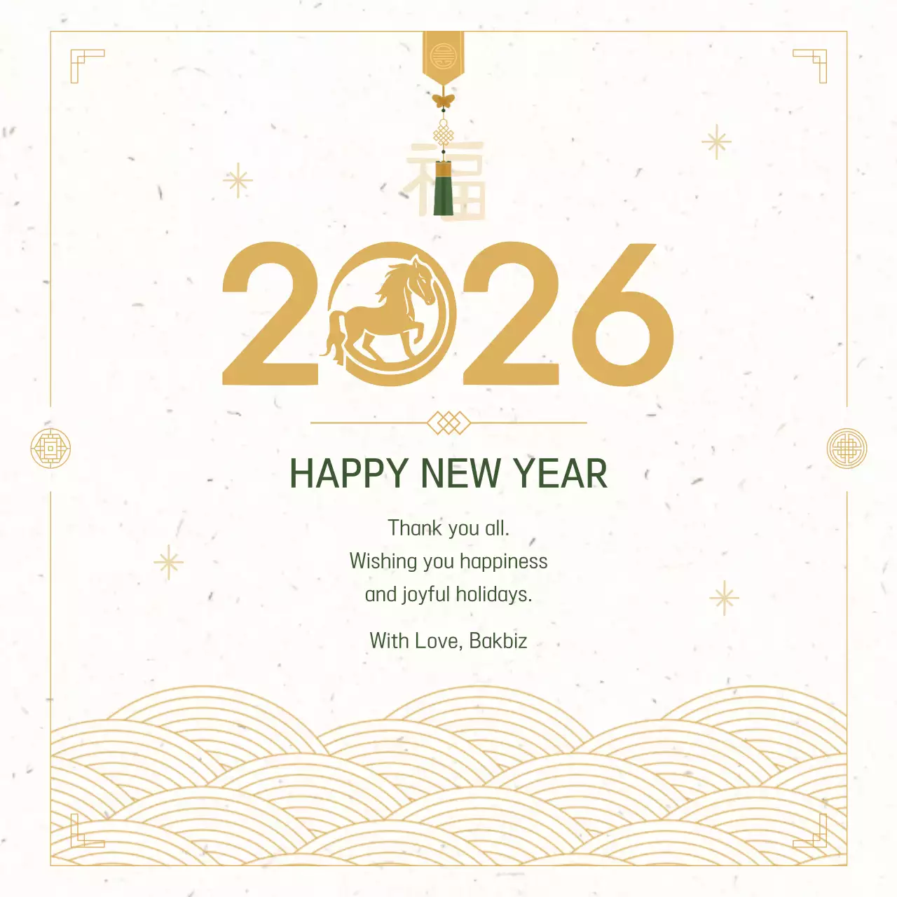 Lời chúc mừng năm mới truyền thống vàng