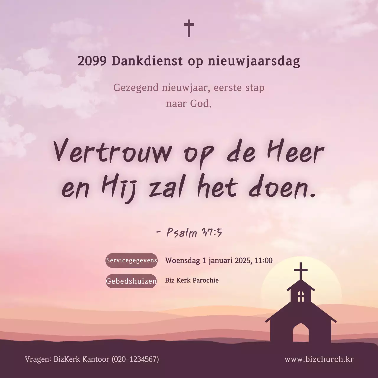 Roze Eenvoudige Aanbiddingsgids