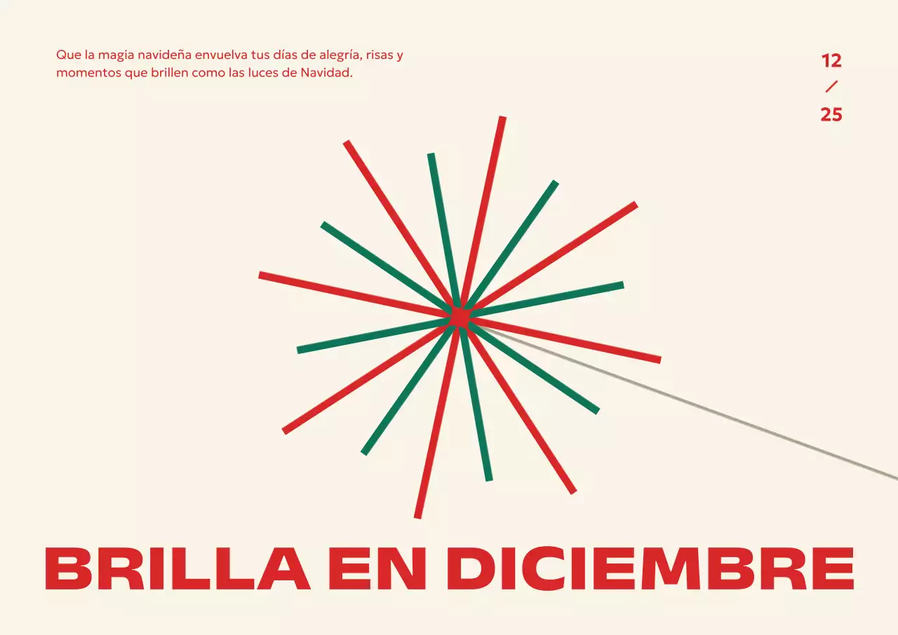 Evento de fin de año minimalista de Ivory