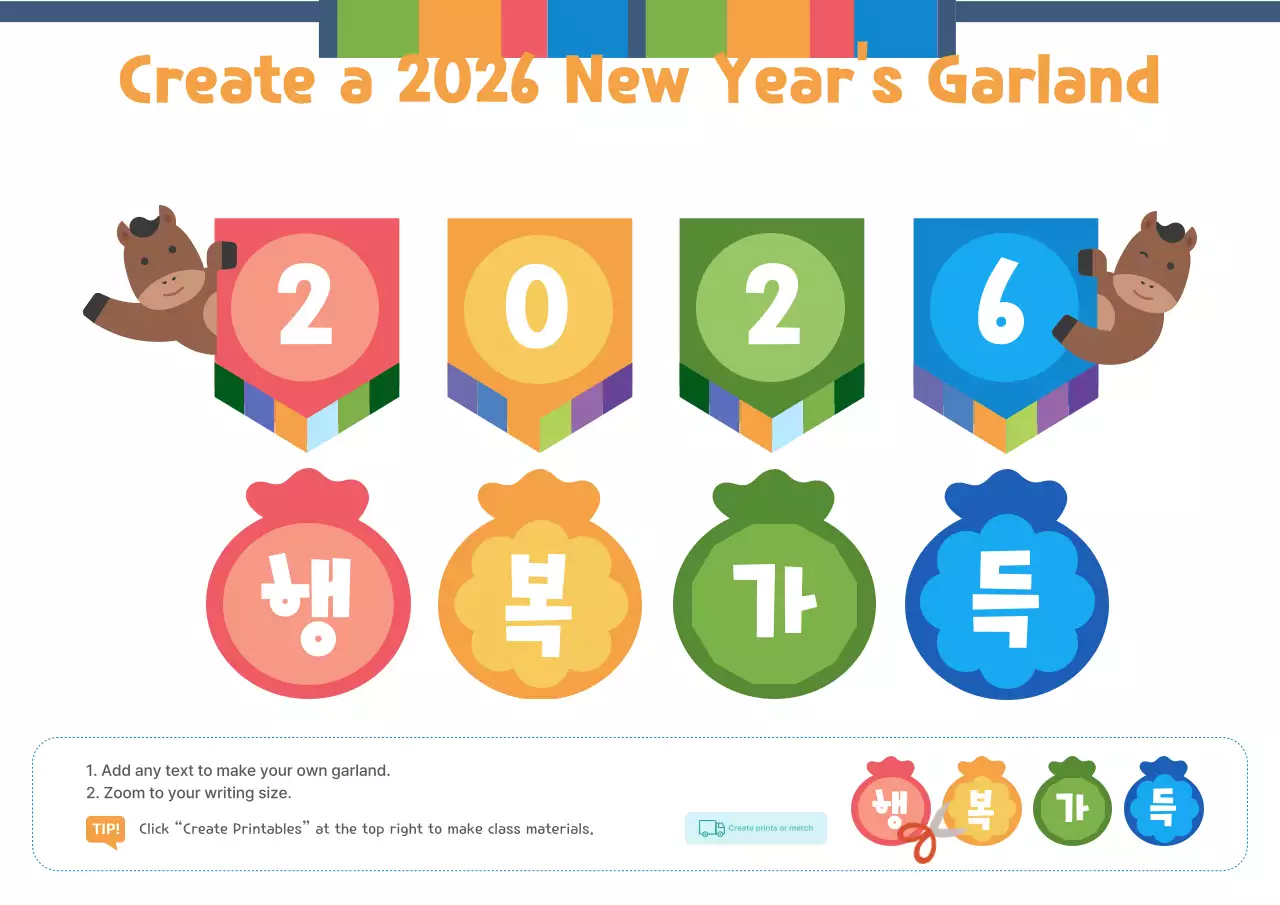 Acara Tahun Baru yang penuh warna dan menggemaskan