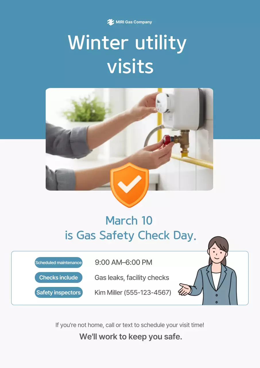 Panduan Inspeksi Keselamatan Sederhana Warna Biru