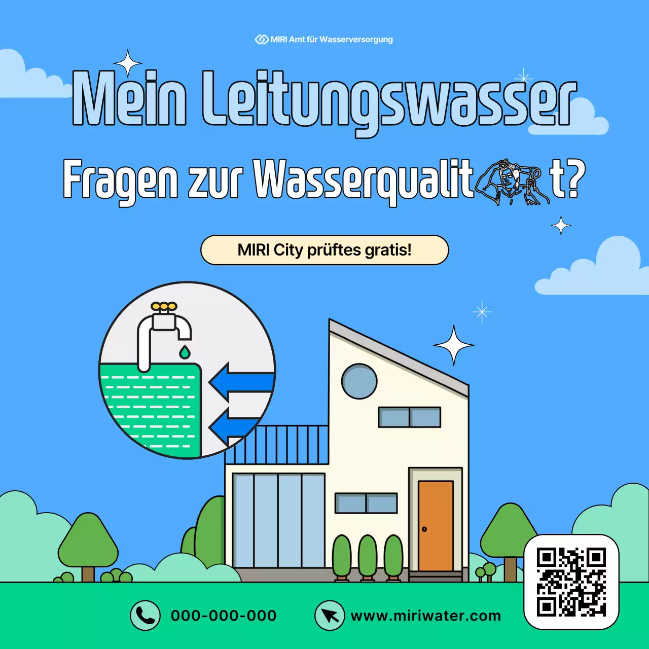 Sky Blue Einfacher Leitfaden zur Wasserqualitätsprüfung