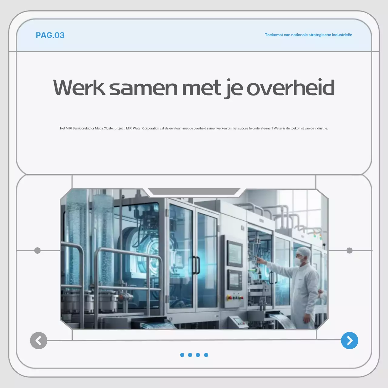 Grijze moderne waterbronnen, bevordering van de halfgeleiderindustrie