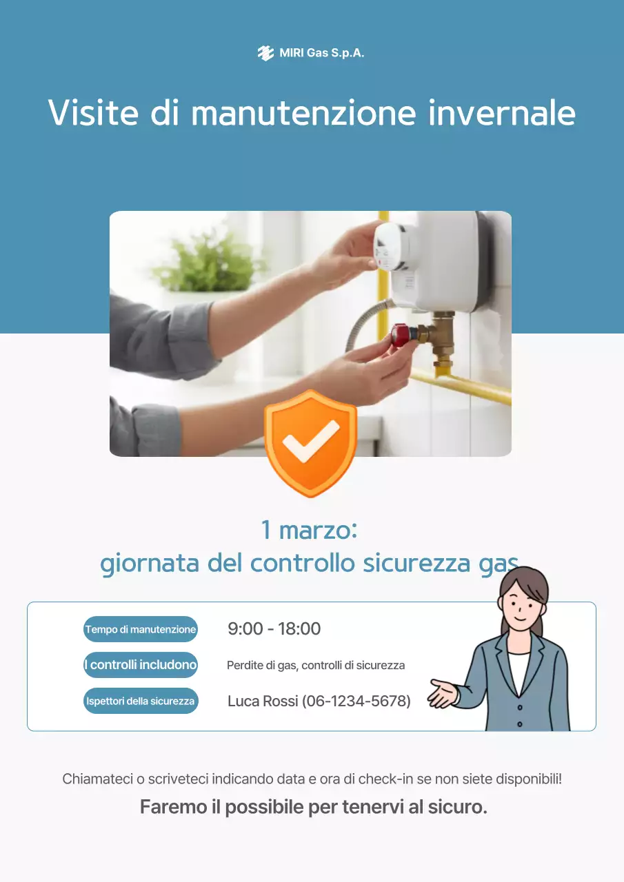 Guida semplice all'ispezione di sicurezza blu