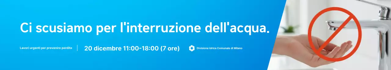 Guida all'avviso di pulizia blu cielo