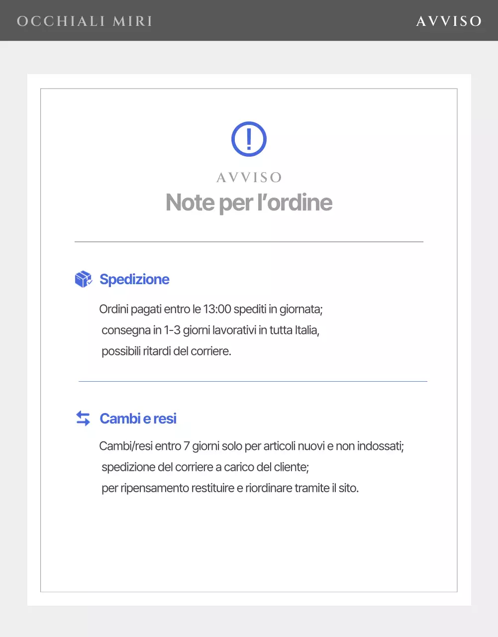 Pubblicità di occhiali da sole moderni blu