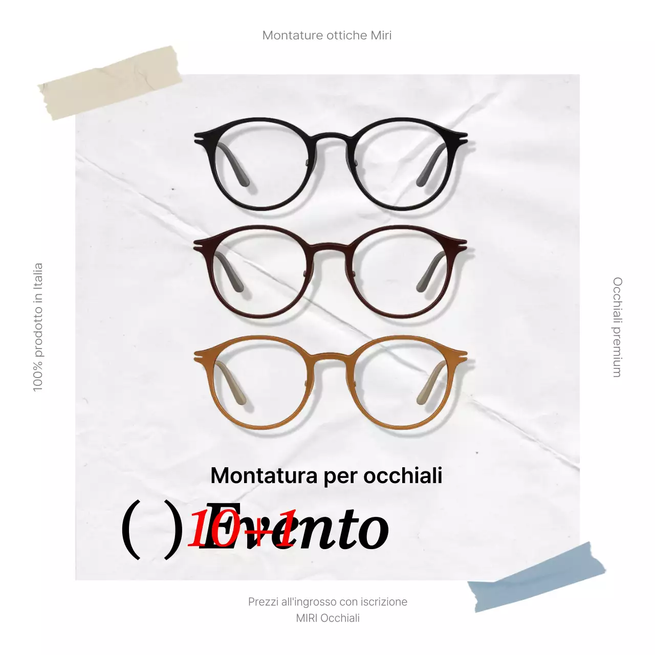 Promozione di eventi moderni marroni