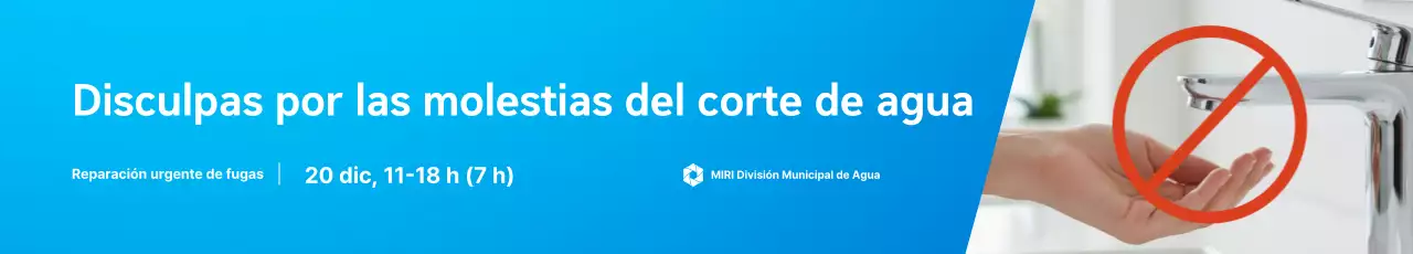 Guía de avisos de limpieza de color azul cielo