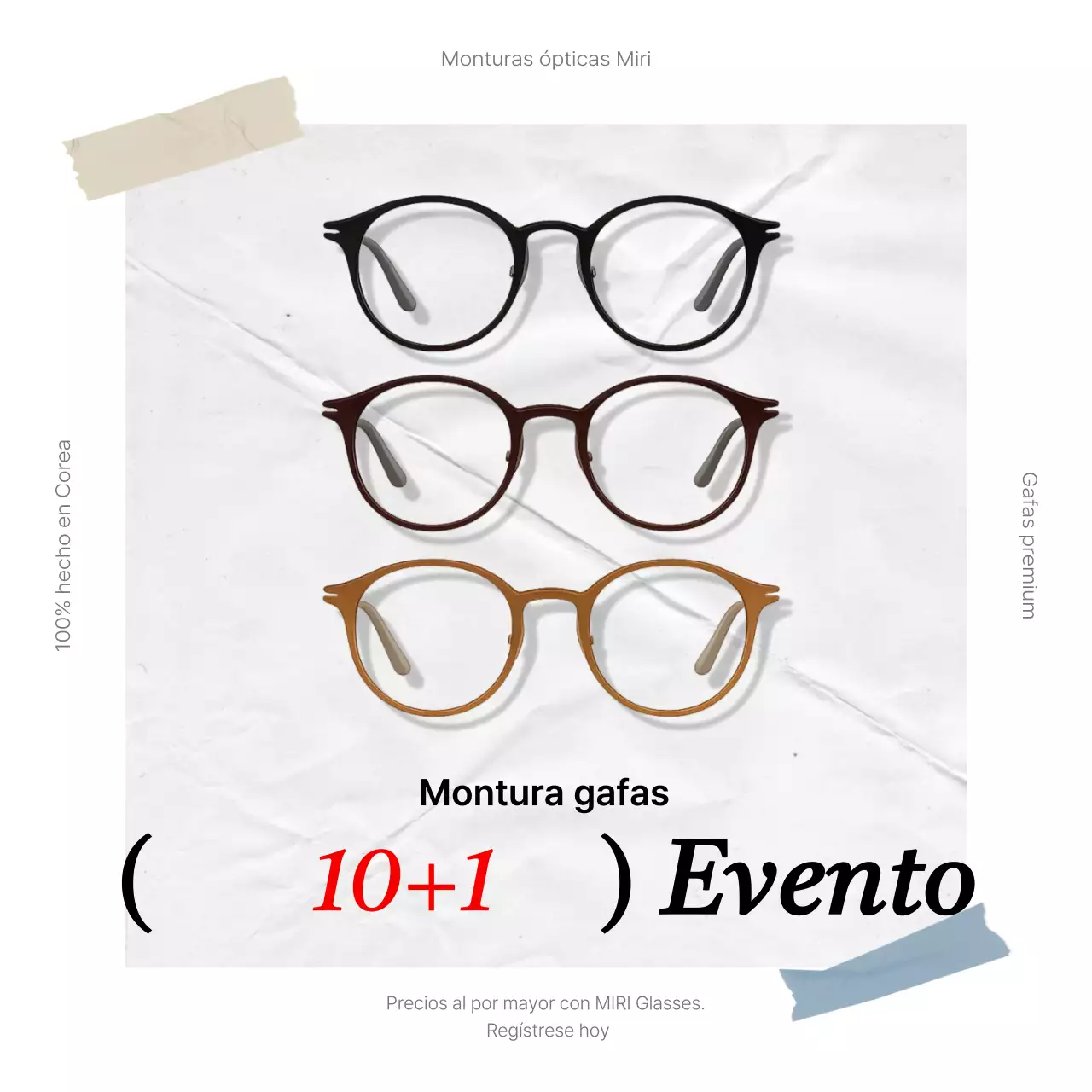 Promoción de eventos modernos de Brown