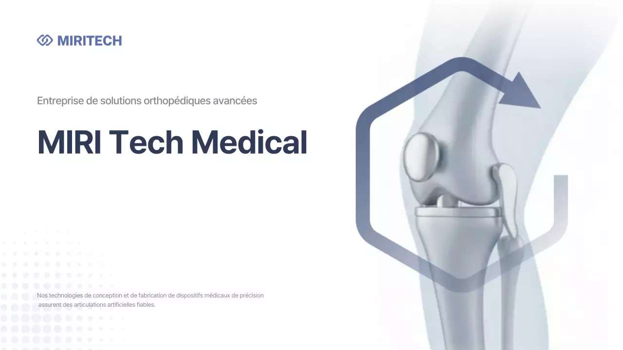 Promotion des dispositifs médicaux modernes gris