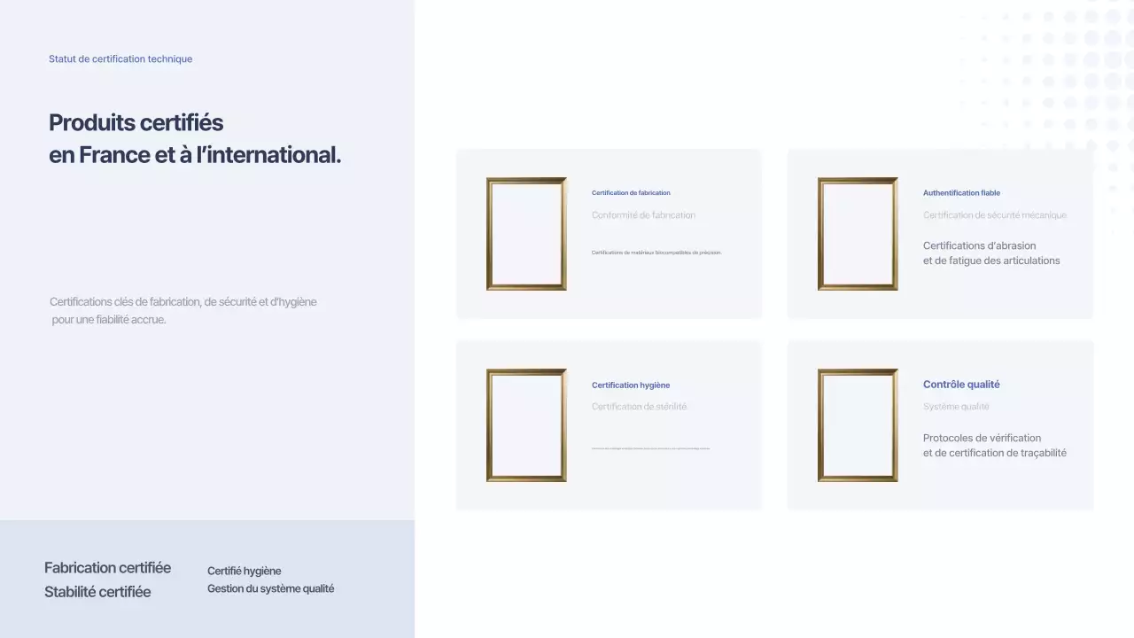 Promotion des dispositifs médicaux modernes gris