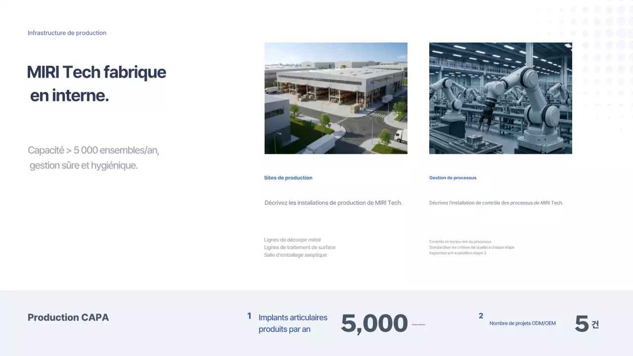 Promotion des dispositifs médicaux modernes gris