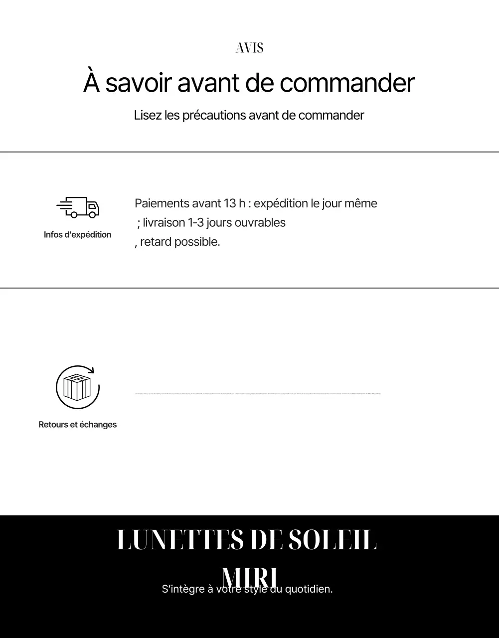 Publicité de mode noire moderne