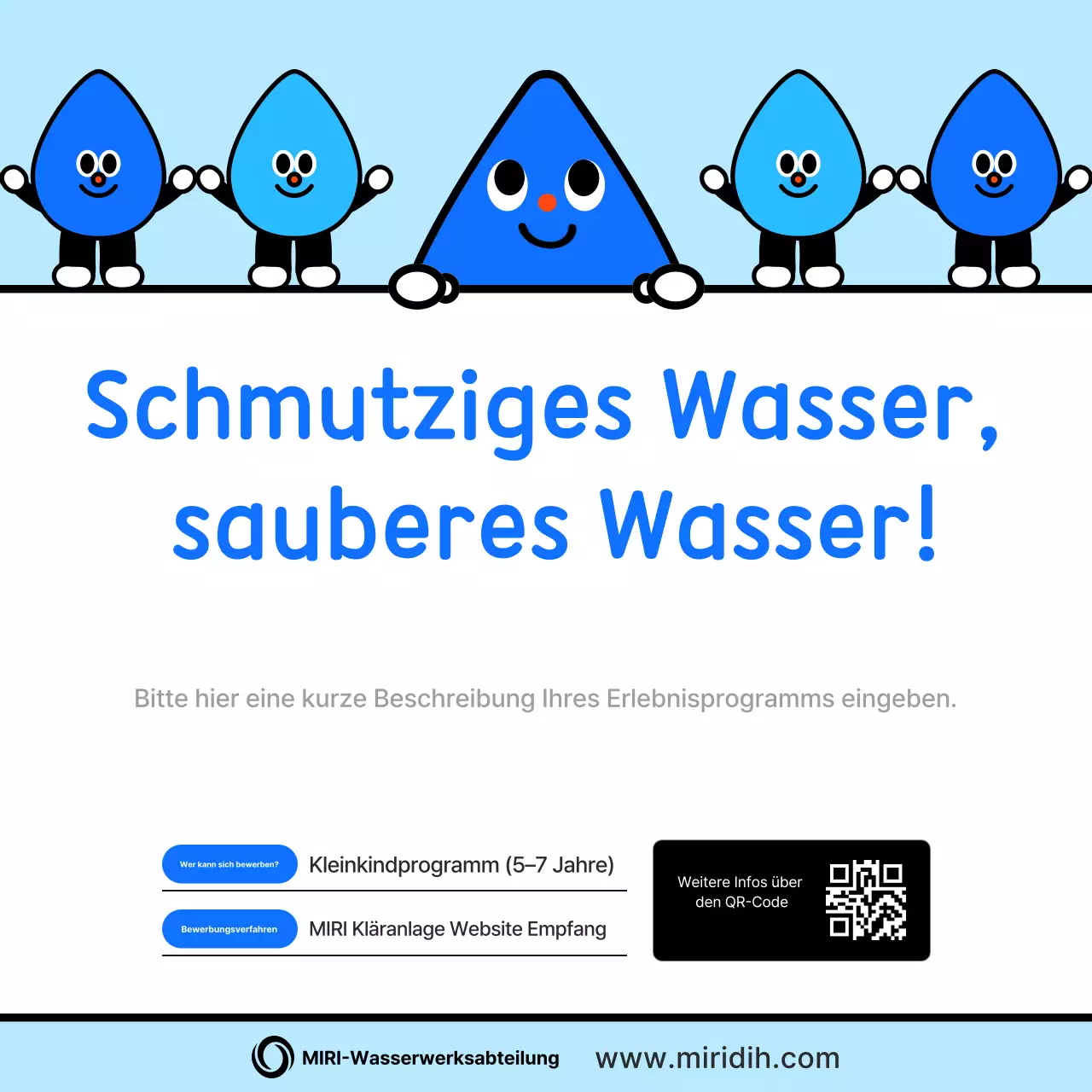 Sky Blue Einfacher Leitfaden für Leitungswasser