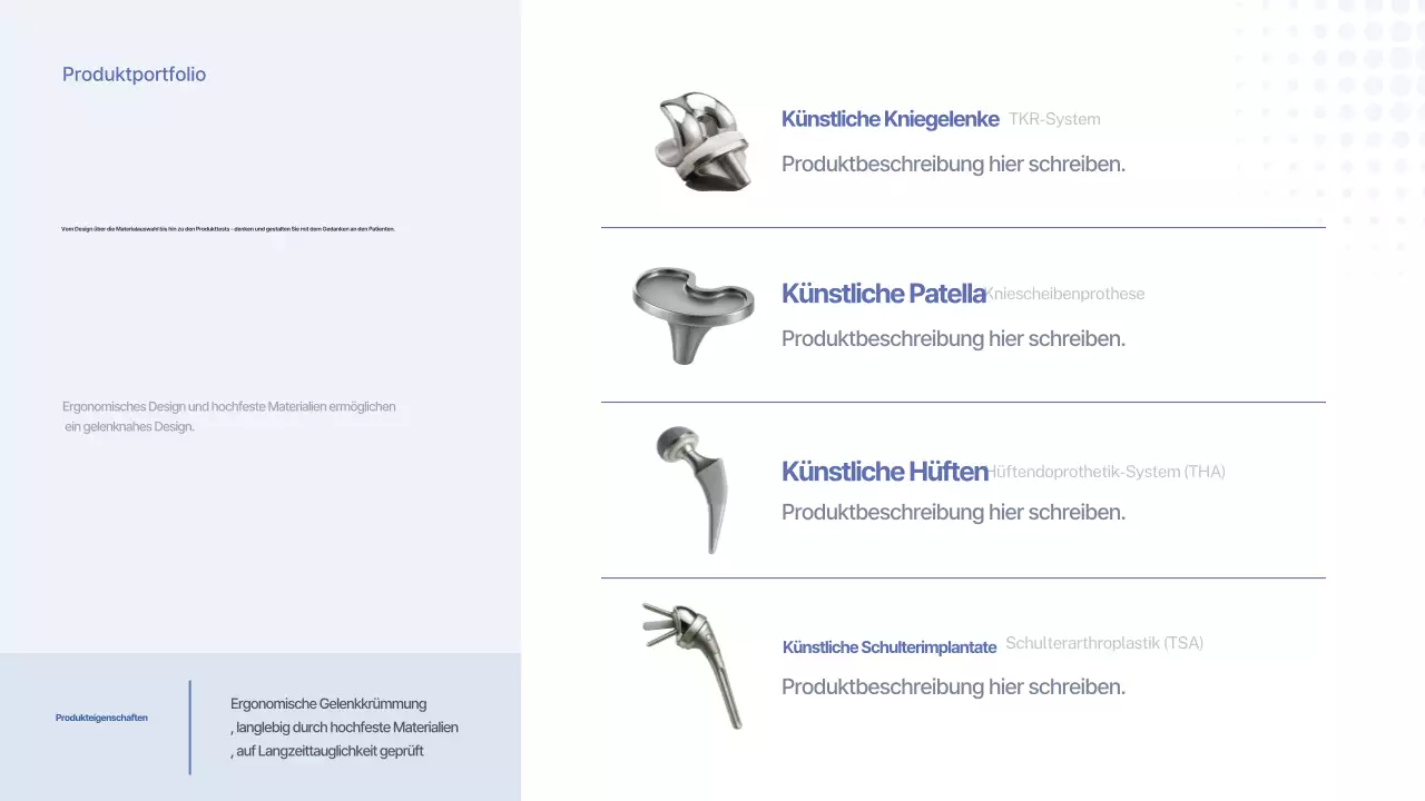 Werbung für moderne Medizinprodukte von Gray