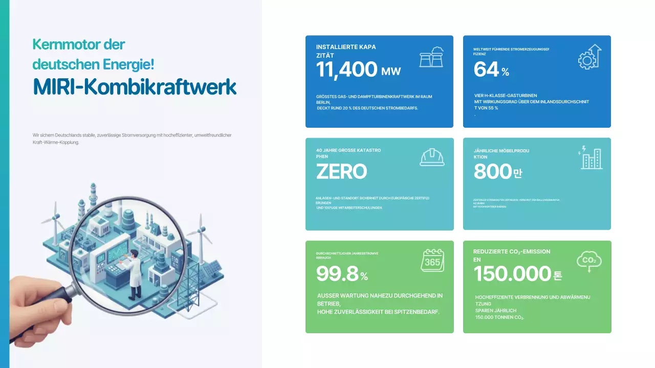 Sky Blue Modern Energy Information Transmission