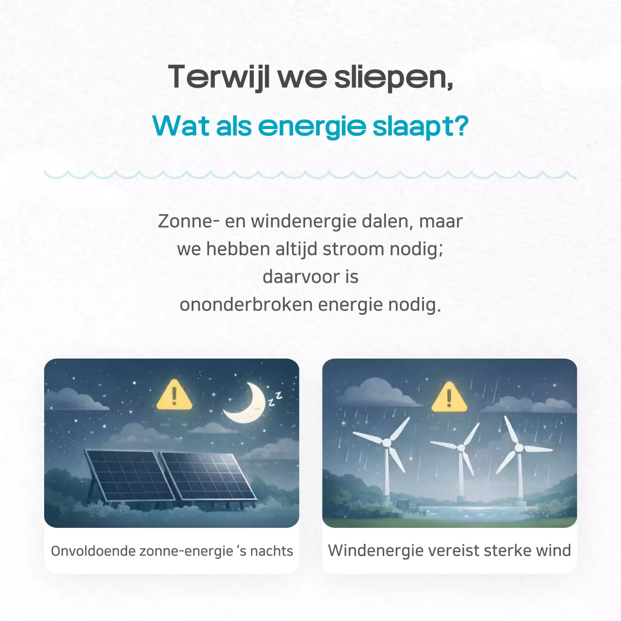 Hemelsblauwe moderne milieuvriendelijke reclame