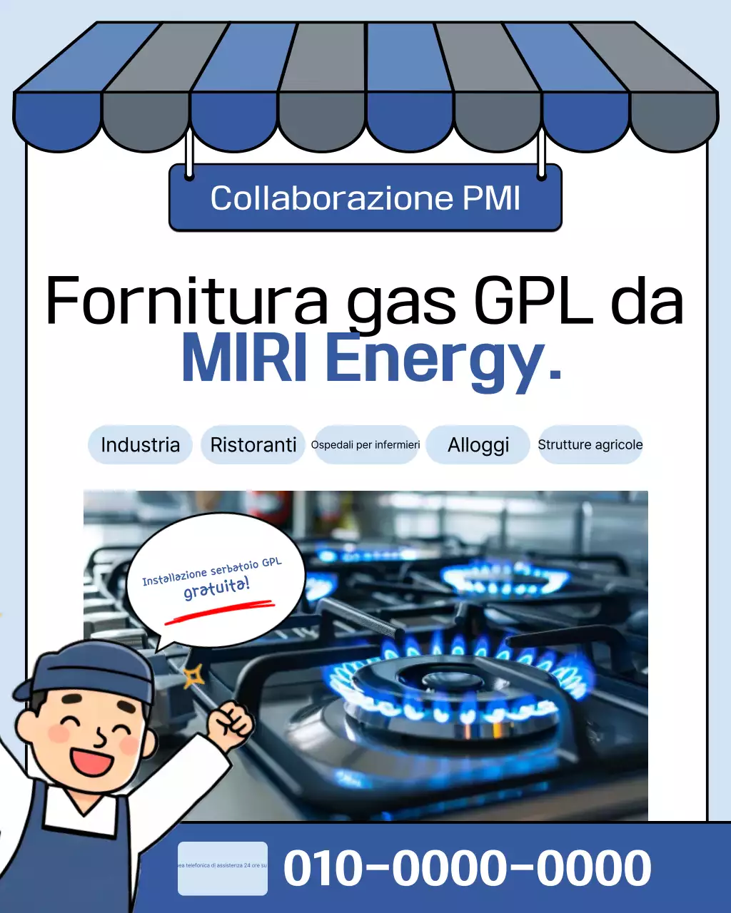 Pubblicità di Sky Blue Simple Energy