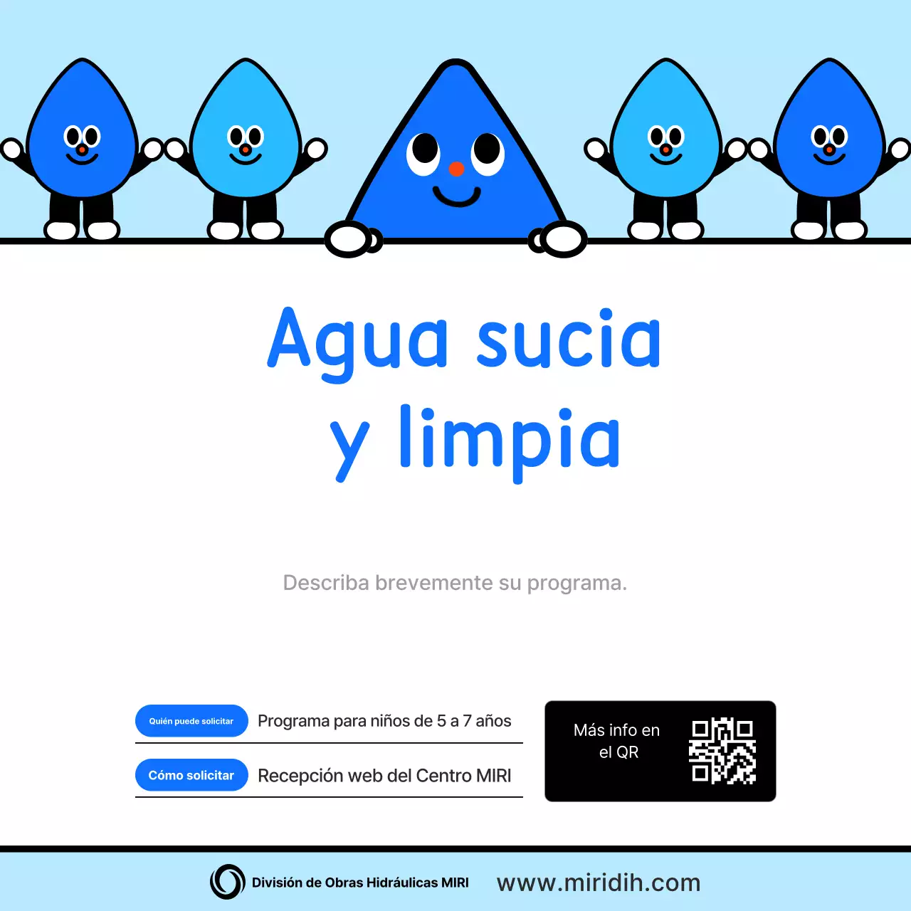 Guía sencilla del agua del grifo Sky Blue