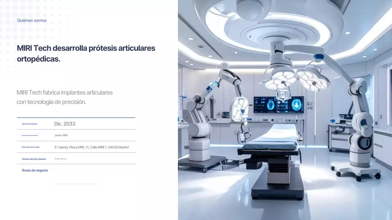 Promoción de dispositivos médicos modernos de color gris