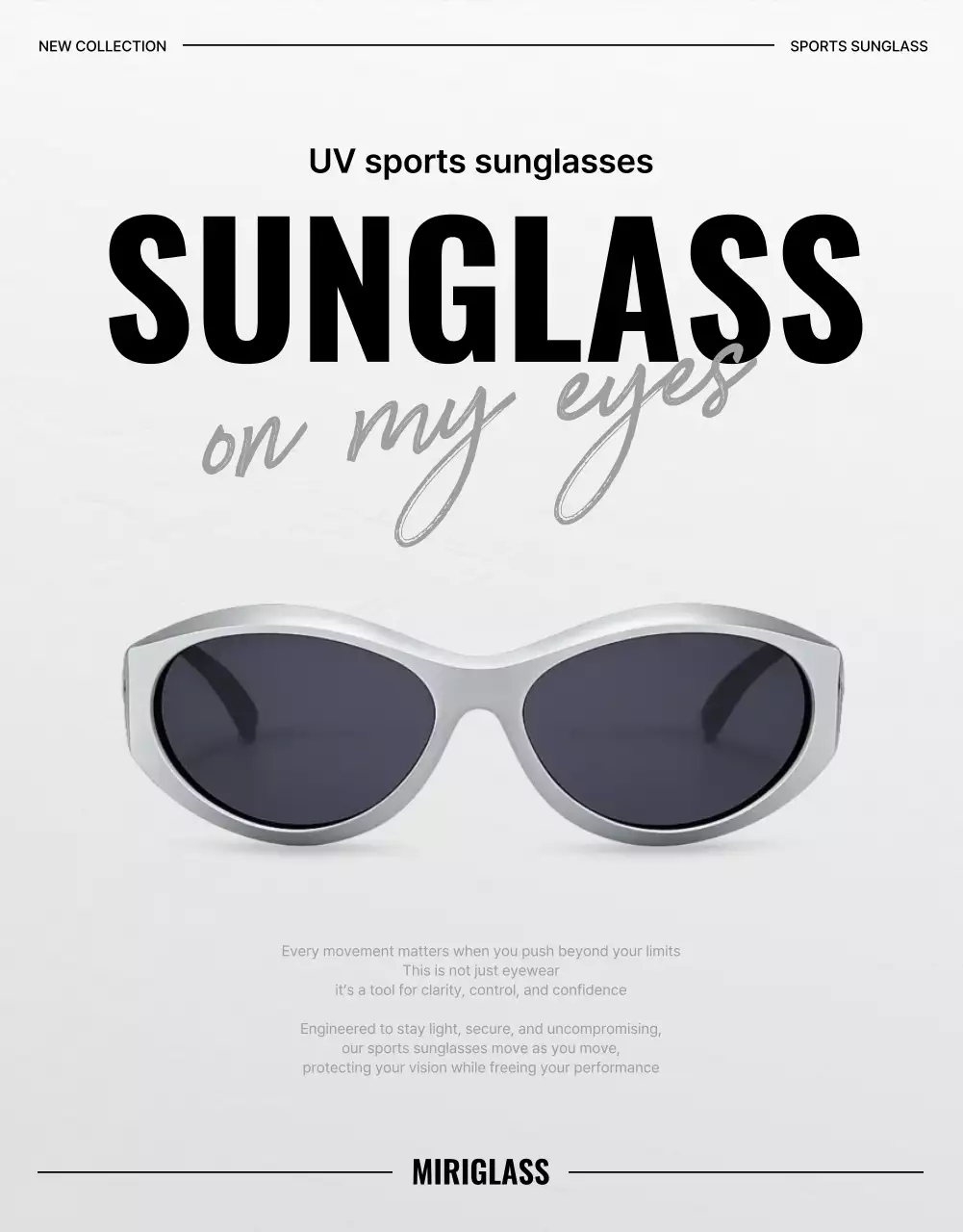 Quảng cáo thể thao hiện đại màu đen