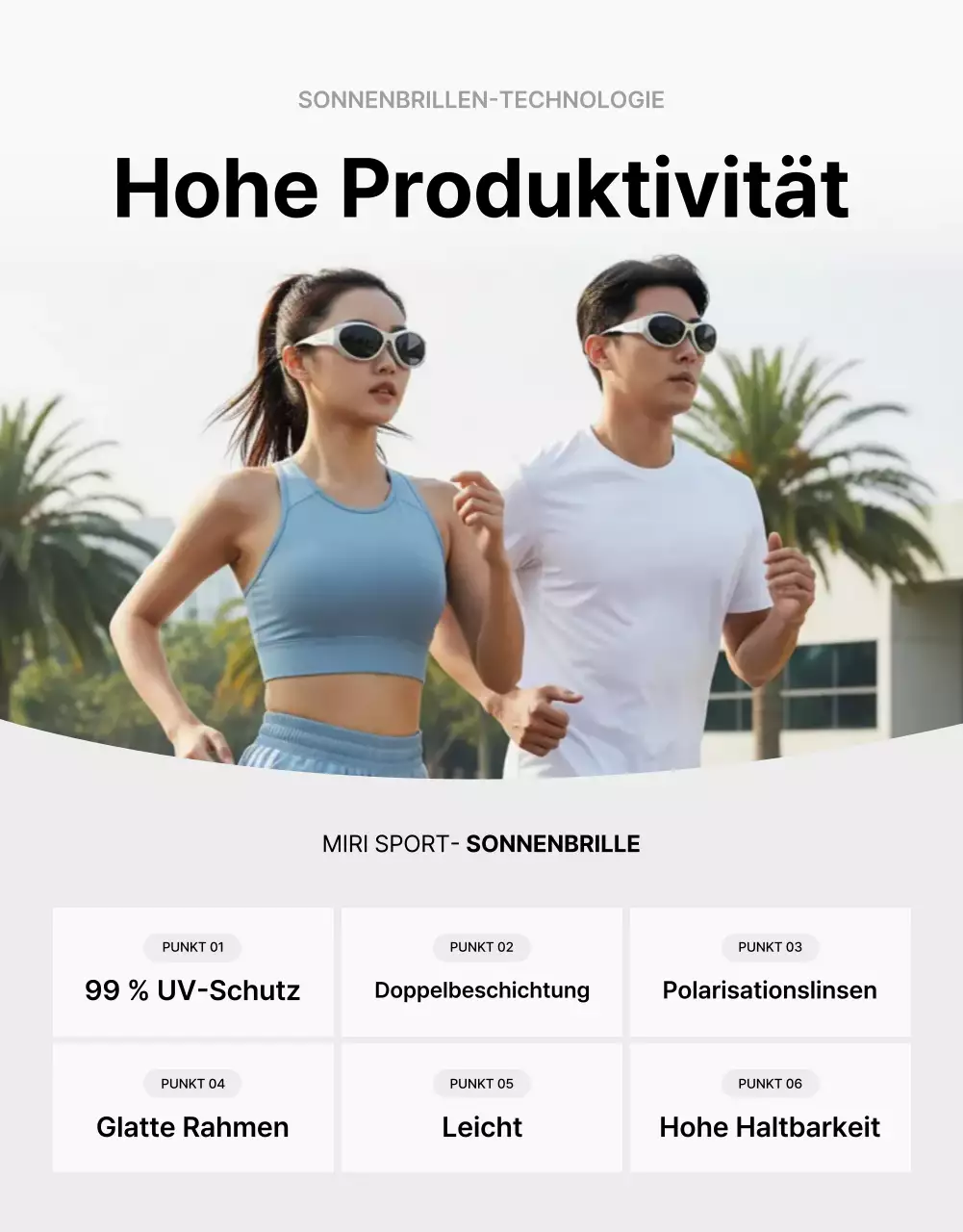 Schwarze moderne Sportwerbung