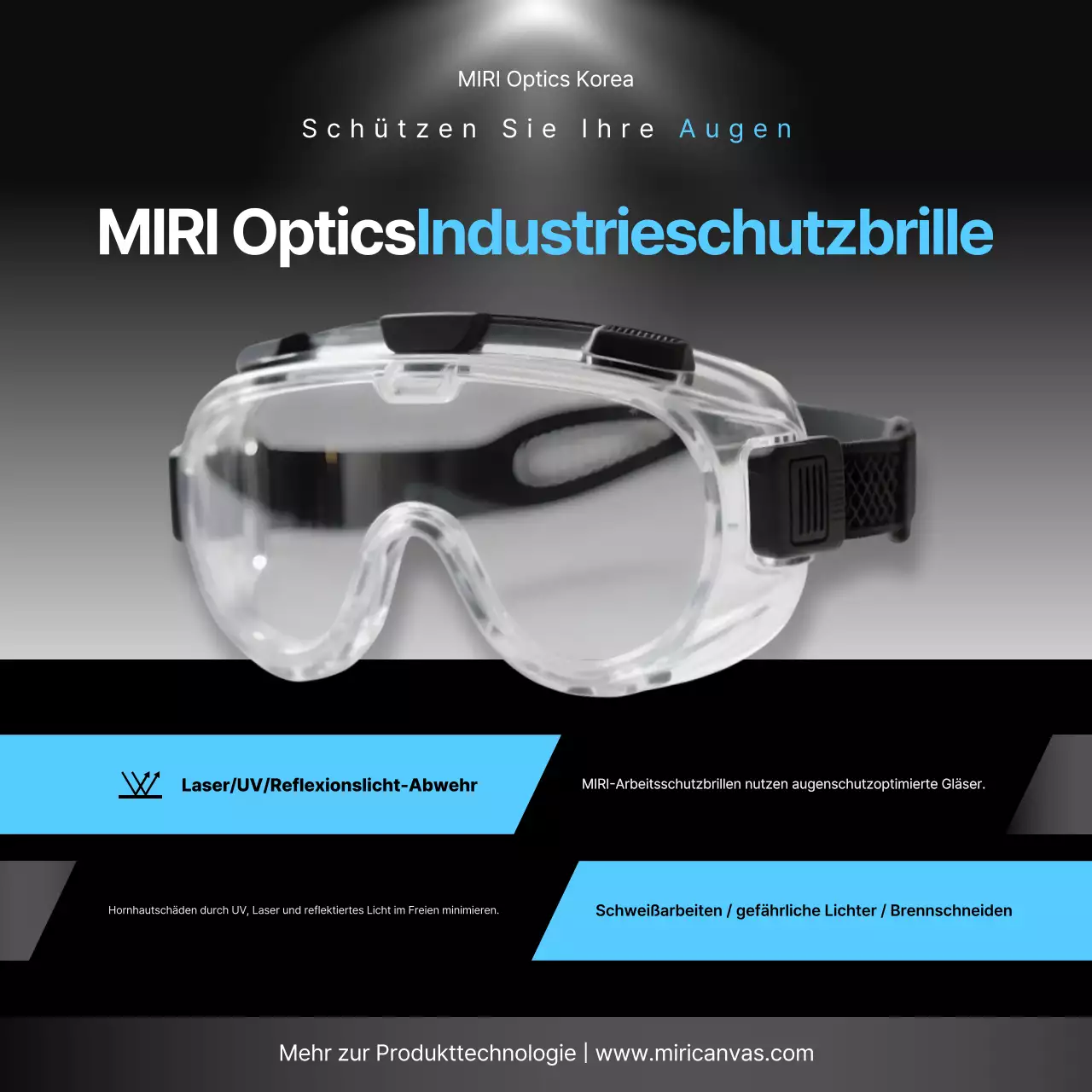 Schwarze moderne Sicherheitskampagne